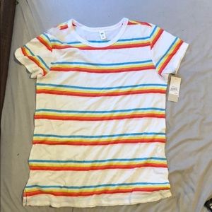 Striped short sleeve